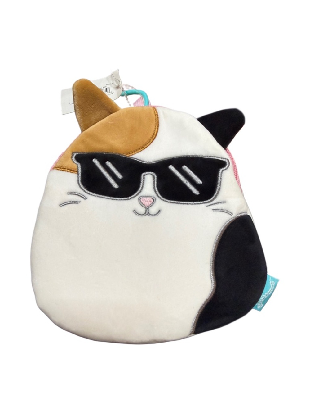 💖 NWT Squishmallow Style Cat Pouch Plush Coin Purse Kawaii Cute